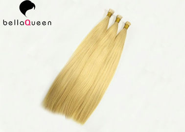Long Lasting 613# Golden Blonde Flat Tip Hair Extensions With Full Ending supplier