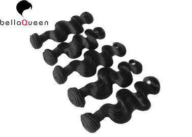 Natural Black 6A Remy Hair Virgin Human Hair Extensions Body Wave Hair Weaving supplier