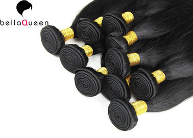 8 Inch - 30 Inch Straight Brazilian Human Hair Extensions Full Ending Double Drawn Weft supplier