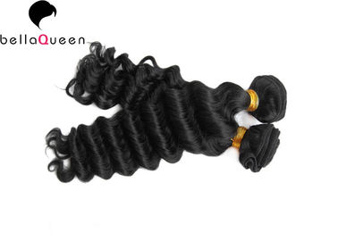 Raw Unprocessed 100% Brazilian Double Drawn Hair Extensions Deep Wave Hair Weaves supplier