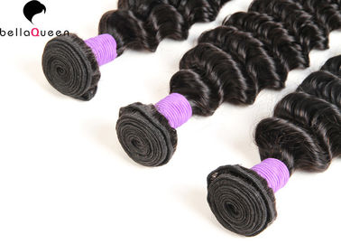 Deep Wave Unprocessed Brazilian Human Hair Weft Full End Without Split supplier