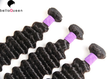 Deep Wave Unprocessed Brazilian Human Hair Weft Full End Without Split supplier