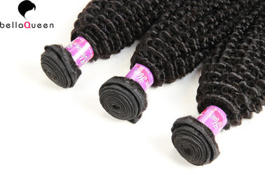 Curly Wave Natutral Black Grade 7A  Virgin Hair Brazilain Human Hair Extension supplier