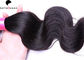 Smooth No Chemical Brazilian Virgin Hair / Body Wave Hair Weft No Splits supplier