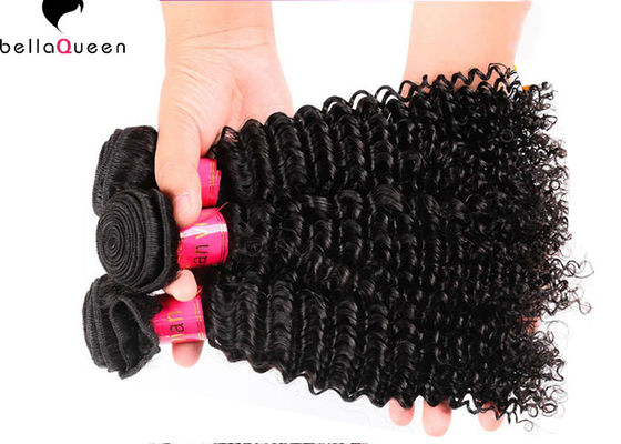 No Mix No Tangle Peruvian Human Hair  Kinky Curly Wave Hiar Weft For Ladies supplier