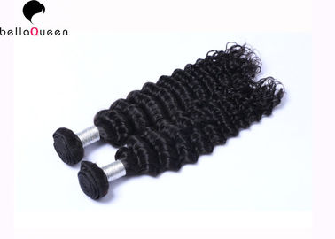 Grade 7A Unprocessed Peruvian Human Hair Deep Wave Hair Weft For Women supplier