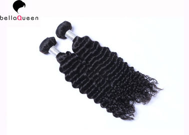 Grade 7A Unprocessed Peruvian Human Hair Deep Wave Hair Weft For Women supplier