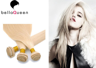 Professional Blonde Straight 613#  European Virgin Hair Weave For Beauty Works