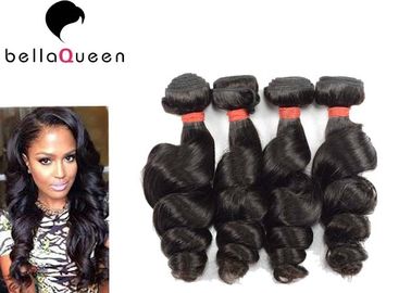 China Indian 6A Remy Hair Natural Black Loose Wave Human Hair Weaving Without Chemical factory